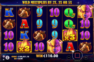 Благодаря возможности символов объединяться и наличию вайлдов-множителей, даже низкооплачиваемые символы могут приносить крупные выигрыши