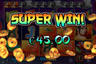 Крупный выигрыш в слоте Floating Dragon Hold and Spin