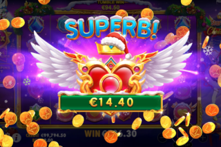 Крупный выигрыш в слоте Starlight Christmas