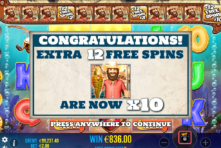 Самый высокий уровень фриспинов